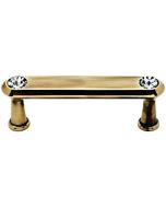 Polished Antique 3" [76.20MM] Pull by Alno - C214-3-PA
