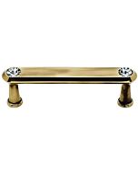 Polished Antique 3-1/2" [88.90MM] Pull by Alno - C214-35-PA