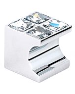 Polished Chrome 1" [25.40MM] Knob by Alno - C854-1-PC