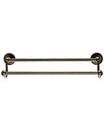German Bronze 30" [762.00MM] Double Towel Bar by Top Knobs sold in Each - ED11GBZA