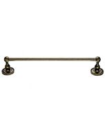 German Bronze 18" [457.20MM] Single Towel Bar by Top Knobs sold in Each - ED6GBZA