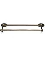 German Bronze 18" [457.20MM] Double Towel Bar by Top Knobs sold in Each - ED7GBZC
