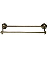 German Bronze 18" [457.20MM] Double Towel Bar by Top Knobs sold in Each - ED7GBZD