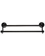 Oil Rubbed Bronze 18" [457.20MM] Double Towel Bar by Top Knobs sold in Each - ED7ORBB