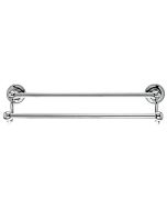 Polished Chrome 18" [457.20MM] Double Towel Bar by Top Knobs sold in Each - ED7PCA