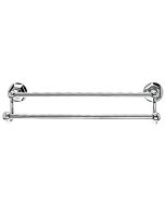 Polished Chrome 18" [457.20MM] Double Towel Bar by Top Knobs sold in Each - ED7PCB