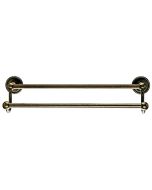 German Bronze 24" [609.60MM] Double Towel Bar by Top Knobs sold in Each - ED9GBZF