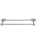 Polished Chrome 24" [609.60MM] Double Towel Bar by Top Knobs sold in Each - ED9PCC