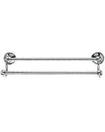 Polished Chrome 24" [609.60MM] Double Towel Bar by Top Knobs sold in Each - ED9PCE