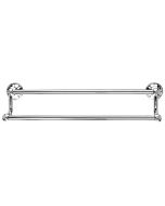 Polished Chrome 18" [457.20MM] Double Towel Bar by Top Knobs sold in Each - HUD7PC