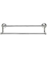 Polished Nickel 24" [609.60MM] Double Towel Bar by Top Knobs sold in Each - HUD9PN