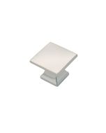 Polished Nickel 1-1/4" [32.00MM] Square Knob by Hickory Hardware sold in Each - P3028-14
