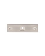 Brushed Satin Nickel 3" [76.20MM] Backplate for Knob, Channing by Top Knobs - TK741BSN