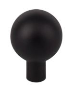 Flat Black 1" [25.40MM] Knob by Top Knobs - TK761BLK