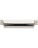 Polished Nickel 5" [127.00MM] Cup Pull, Channing by Top Knobs - TK774PN
