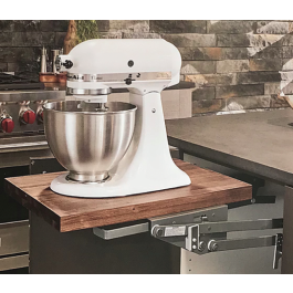 Mixer/Appliance Lift Soft-Close Mechanism without Shelf Sink & Base
