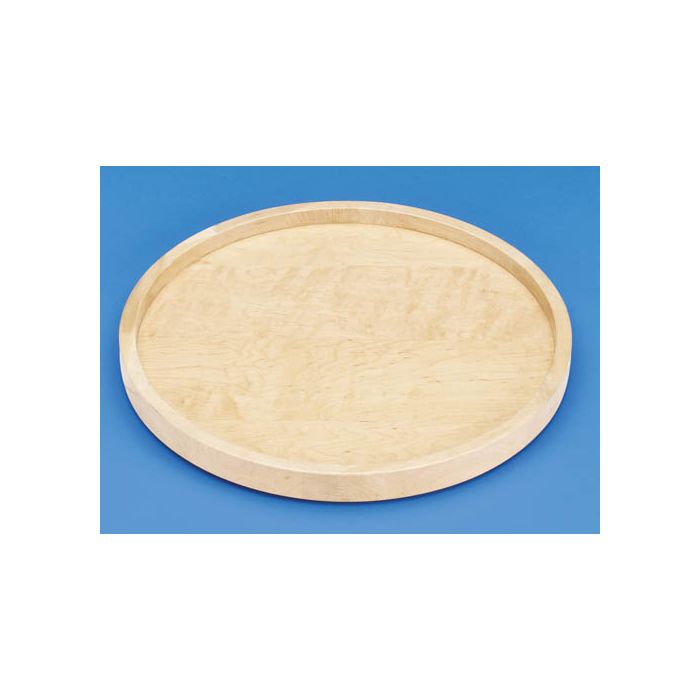 20" Full Circle Wood Lazy Susan Bulk 8 Natural