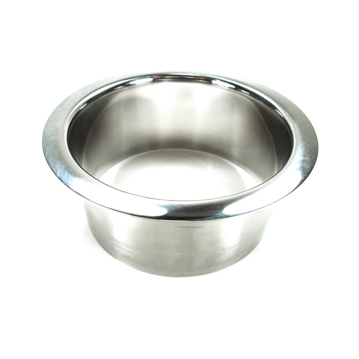 6124279 4" X 2" Stainless Steel Grommet Trash