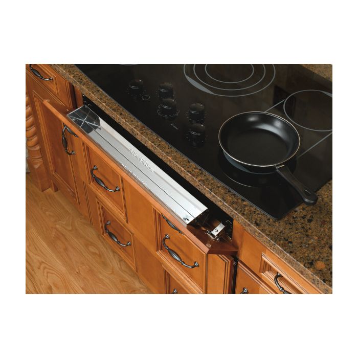 31" Slim Line Stainless Steel TipOut Tray W/O Hinges