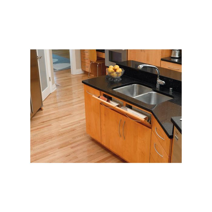 10" Stainless Steel TipOut Trays with hinges Bulk 20