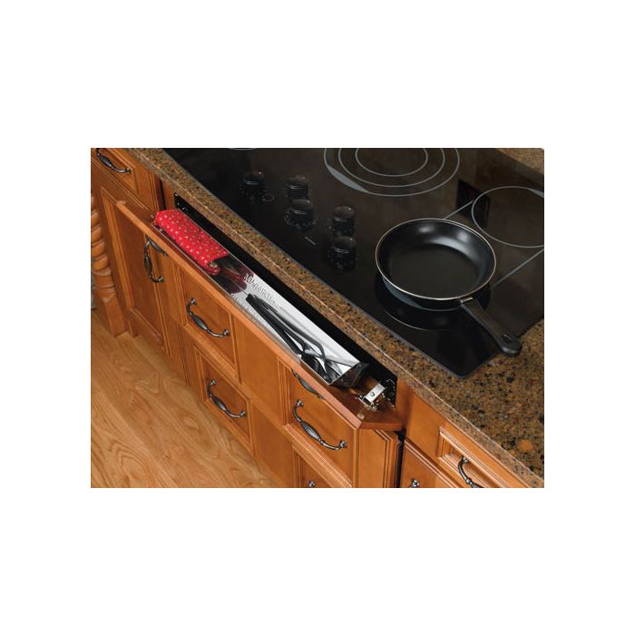 19" Stainless Steel TipOut Trays Bulk 20