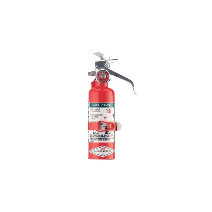 Amerex 1 4 Pound Halotron I 1 B C Fire Extinguisher For Class B And C Fires With Anodized Aluminum Valve Vehicle Bracket And Nozzle If you need to purchase a fire extinguisher, you may have questions about the different types that are flammable liquid fires and electrical fires should never be extinguished with an air pressured water extinguisher. westlund distributing