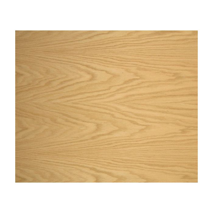 Red Oak Veneer Flat Cut Sheet with DuraBull Backer 10mm Thick 4' Wide 8