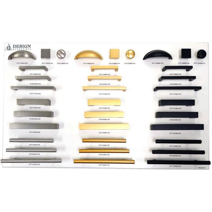 Design Essentials decorative hardware display board