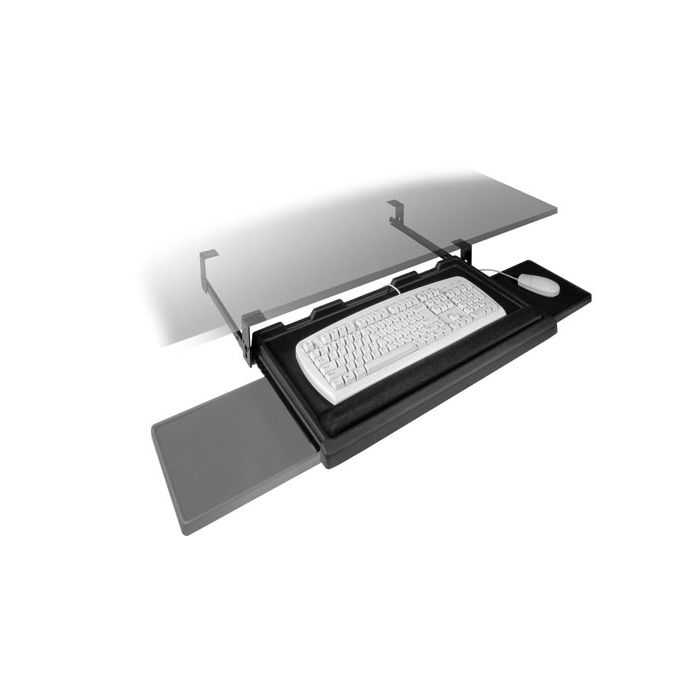 15" Fulterer 249/16" Wide Keyboard Tray With SlideOut Mouse Tray 75