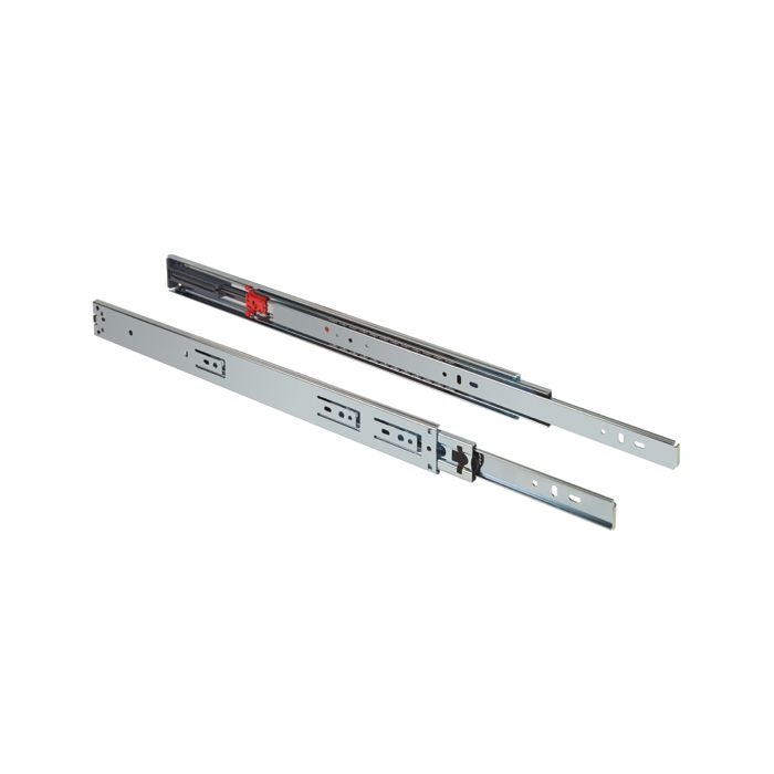 28" Fulterer Drawer Slide 100 lb Capacity Side Mount FullExtension Ball Bearing Zinc Plated