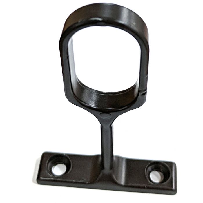 Oil Rubbed Bronze Metal Closet Rod Center Support 15MMx30MM
