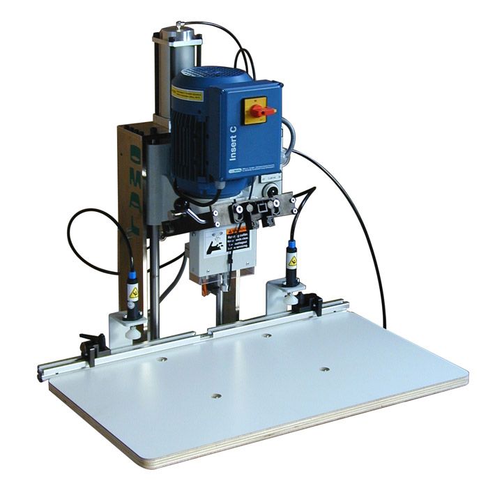 OMAL INSERT Easy PNEUMATIC hinge boring and insertion machine TOMINI110
