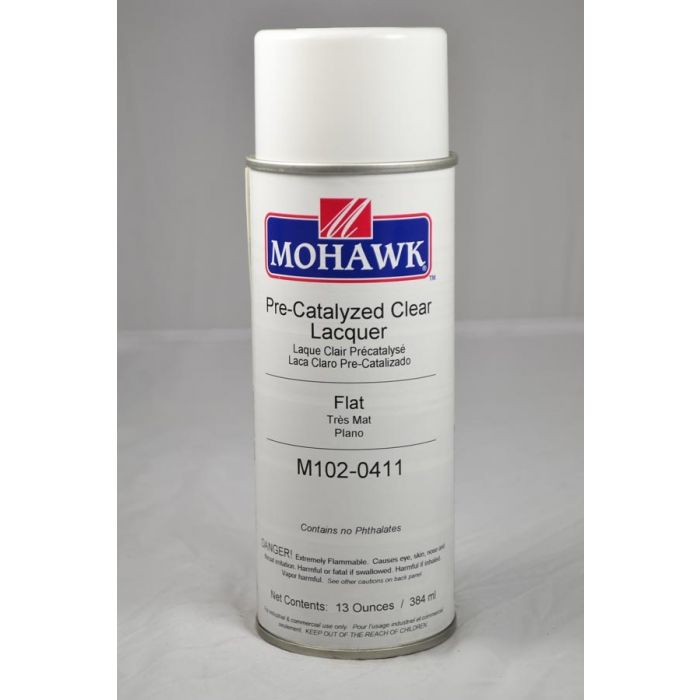 Mohawk PreCatalyzed Lacquer Aerosol 812 Sheen Clear Flat 13 Ounces