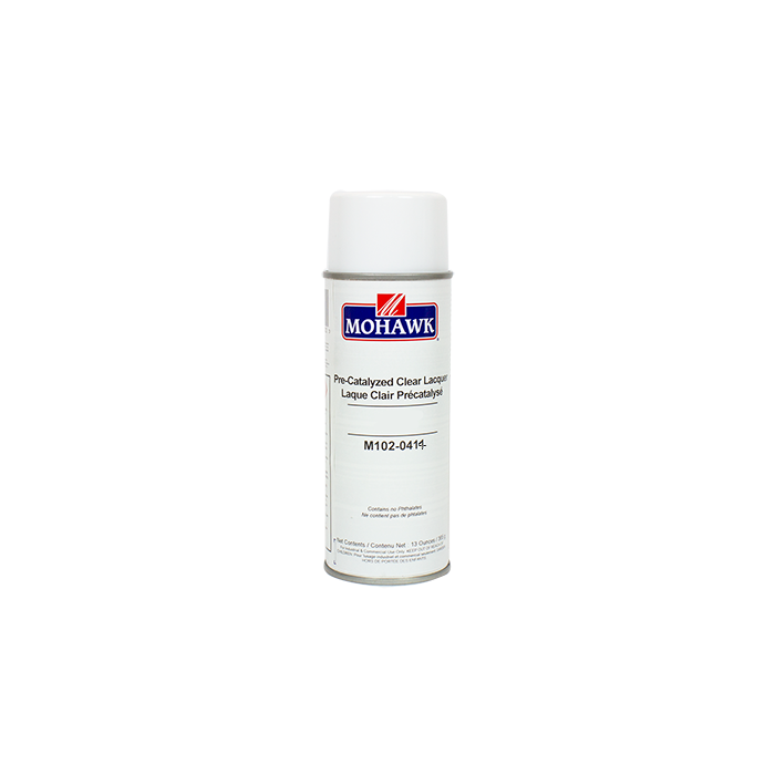 Mohawk PreCatalyzed Lacquer Aerosol 35 Sheen Clear Dead Flat 13 Ounces