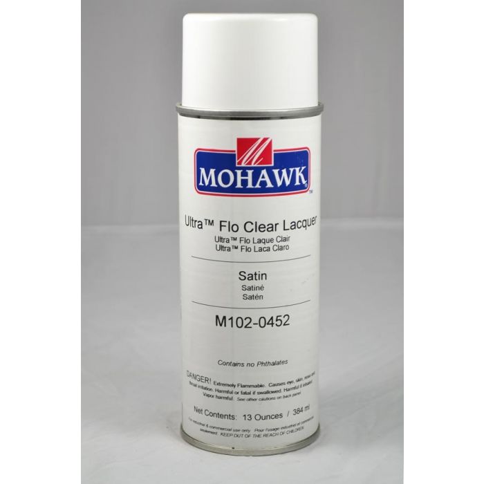 Mohawk UltraFlo Clear Aerosol Lacquer 3035 Sheen Clear Satin 13 Ounces