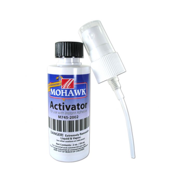 Mohawk Finishing Products Industrial Grade Instant Adhesive Activator 2 Oz