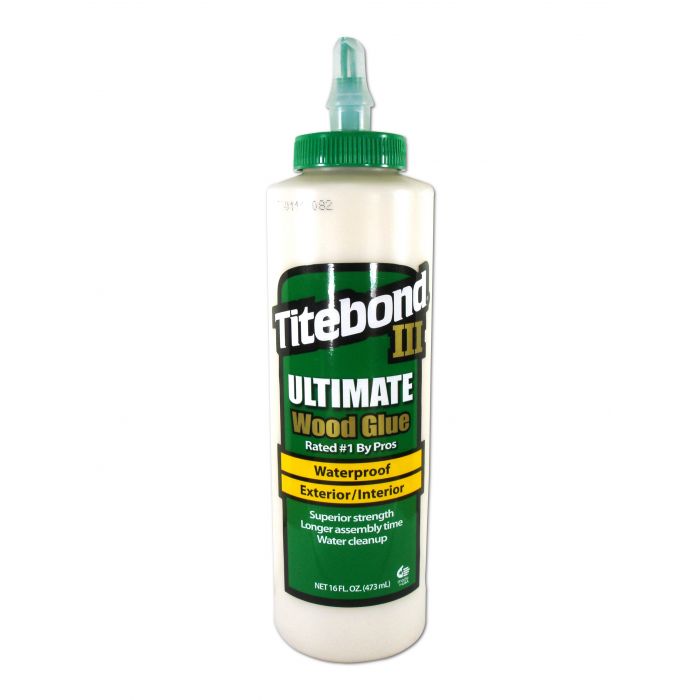 Franklin International Titebond III Ultimate Wood Glue Exterior/Interior 16  Oz. Light brown Advanced Proprietary Polymer