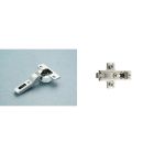 C1P6GD9-BARGR99/16 Salice Hinge Baseplate Combo 0mm to 3mm Overlay 