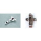 C1P6PD9-BARGR09/16 Salice Hinge Baseplate Combo 1mm to 4mm Overlay 