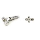 C276A99-BARGR99/16 Salice Hinge Baseplate Combo 9mm to 12mm Overlay 
