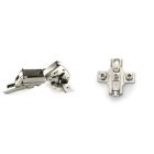 C2RMAD9-B2RGE09 Salice Hinge Baseplate Combo 18mm to 23mm Overlay 