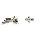 C2RMAD9-BARGR99/16 Salice Hinge Baseplate Combo 9mm to 14mm Overlay 