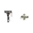 C2RPP99-BAVGE99F/16 Salice Hinge Baseplate Combo -8mm to -5mm Overlay 