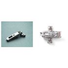 C2Z6A99-BAVGEC9F/16 Salice Hinge Baseplate Combo 6mm to 9mm Overlay 