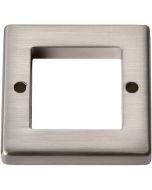 Brushed Nickel 1-7/16" [36.51MM] Square Base by Atlas sold in Each - 392-BN