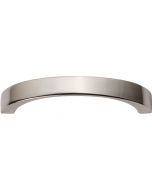 Polished Nickel 2-1/2" [63.50MM] Curved Pull by Atlas sold in Each - 398-PN