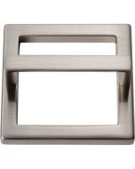 Brushed Nickel 2-1/2" [63.50MM] Square Base and Pull by Atlas sold in Each - 410-BN