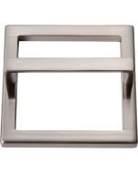 Brushed Nickel 3" [76.20MM] Square Base and Pull by Atlas sold in Each - 411-BN