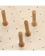 Additional Pegs, Natural, Priced per Each, Must purchase quantity 4, SKU:  4DPS-PEG-4