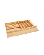 Wood Combo Utility/Knife Tray Insert 33-1/8" x 22" x 2-7/8" depth Natural (4WUTKB-36-1)